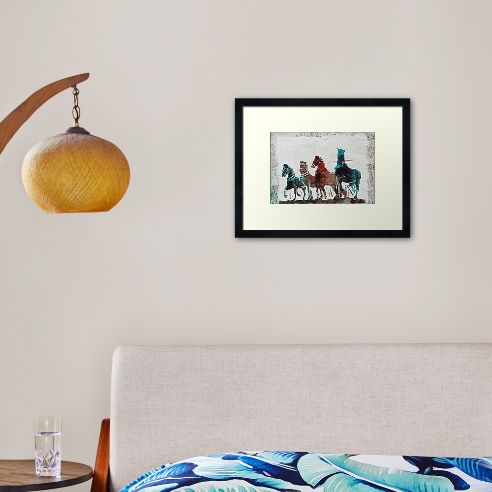 Triumphal Quadriga - Venice, Italy Framed Art Print