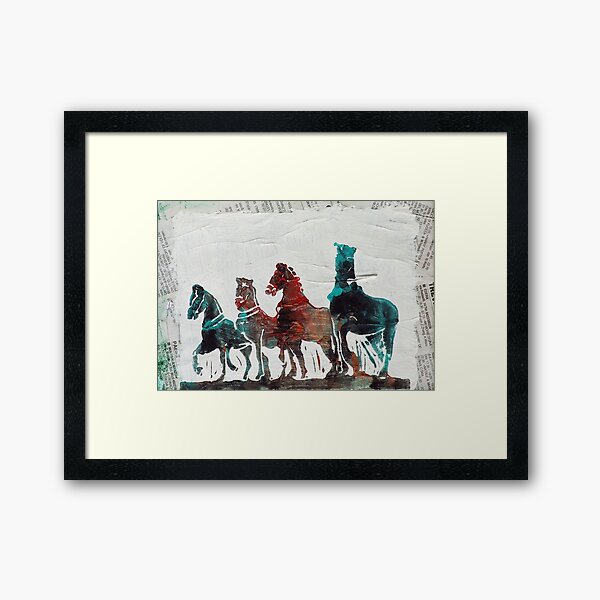 Triumphal Quadriga - Venice, Italy Framed Art Print