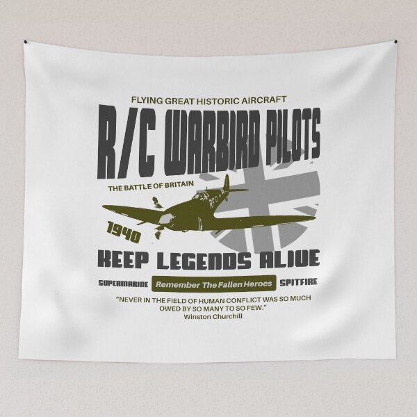 Item preview, R/C Warbird Pilots Keep Legends Alive designed and sold by tshdesigns.
