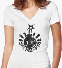 Sex Bob-omb - Wrecked Women's Fitted V-Neck T-Shirt