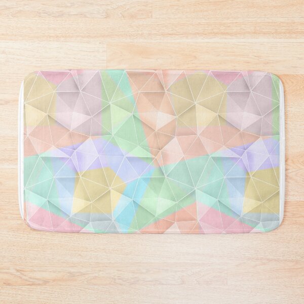 Item preview, Polygonal pattern in pastel colors. designed and sold by marinaklykva.
