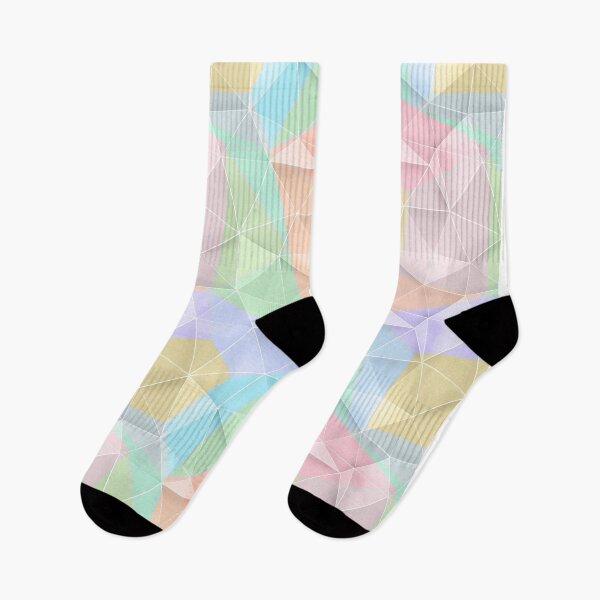 Item preview, Polygonal pattern in pastel colors. designed and sold by marinaklykva.