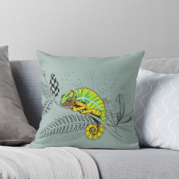 Item preview, Colorful Panther Chameleon Doodle designed and sold by mernstw.