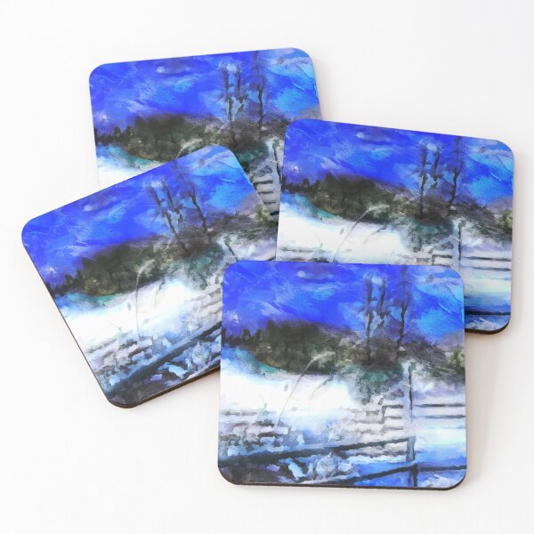 Item preview, Snowfield Beyond the Fence designed and sold by Bubblepoor.