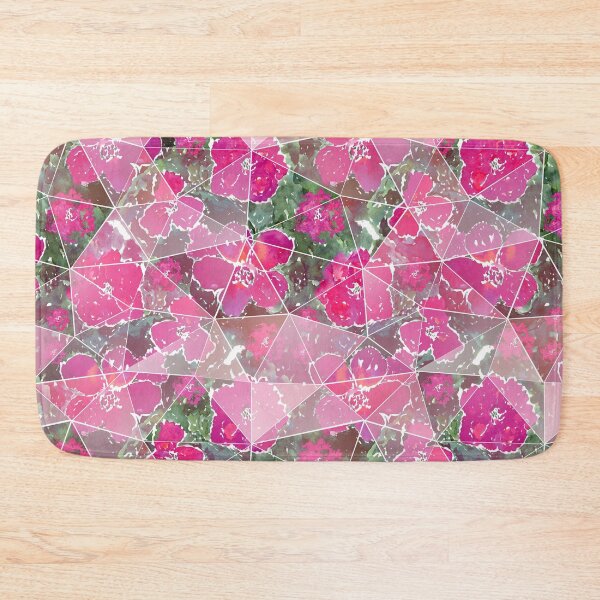 Item preview, Raspberry, pink flowers on a green background. designed and sold by marinaklykva.