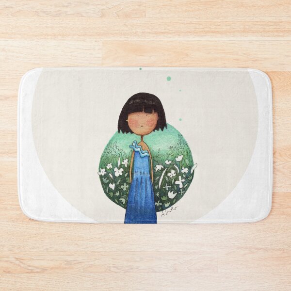 Item preview, Little china girl with blue dress designed and sold by alisonsadler.