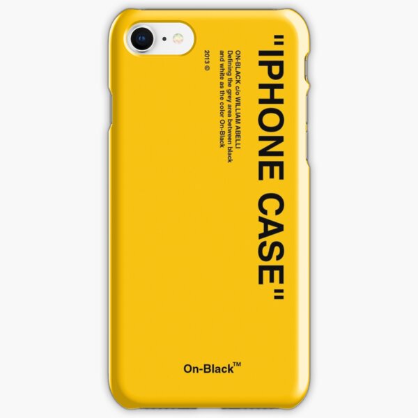 Designer case. YELLOW iPhone Snap Case
