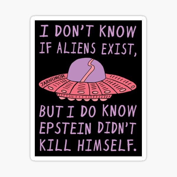 Alien Epstein Sticker