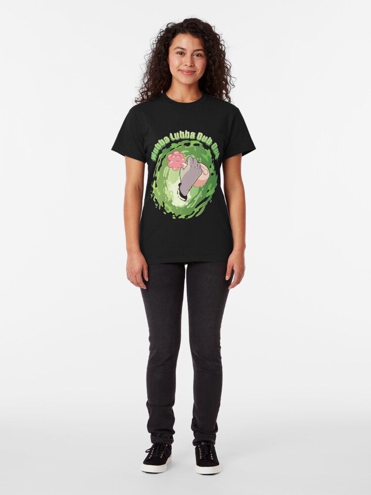 Alternate view of Wubba Lubba Dub Dub Plumbus Classic T-Shirt