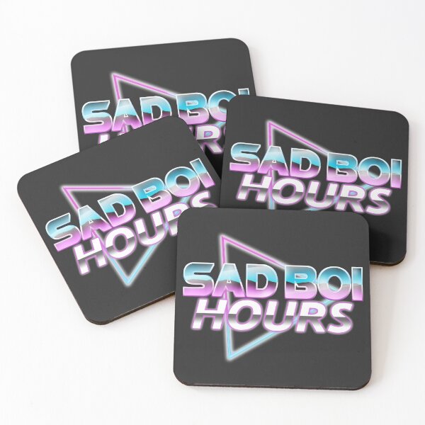 Item preview, Sad Boi Hours Retro Neon designed and sold by Mystvfy.