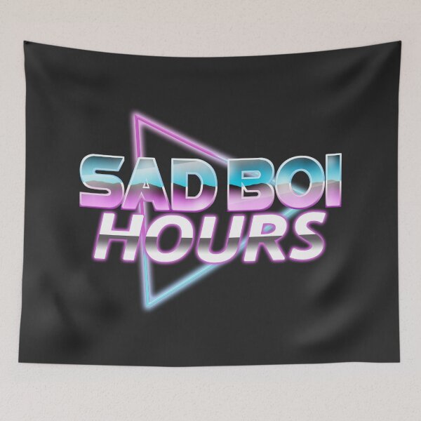 Item preview, Sad Boi Hours Retro Neon designed and sold by Mystvfy.