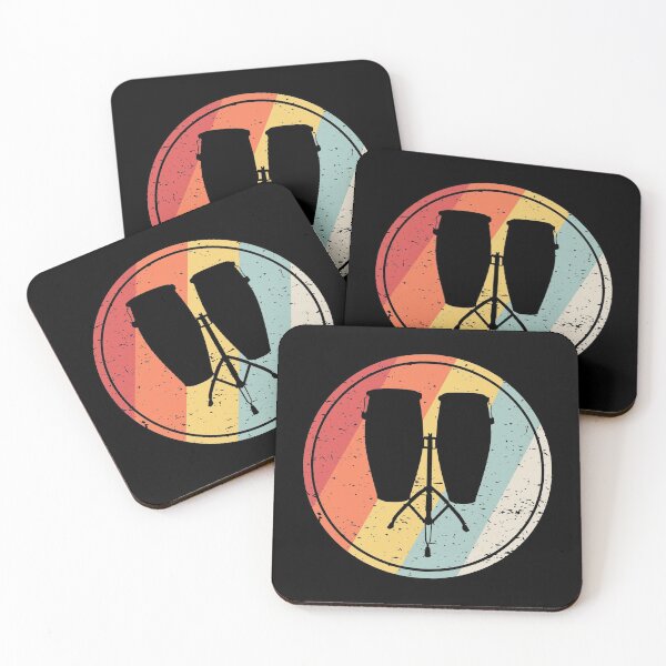 Item preview, Vintage Retro Bongo Drums designed and sold by Vanover Designs.