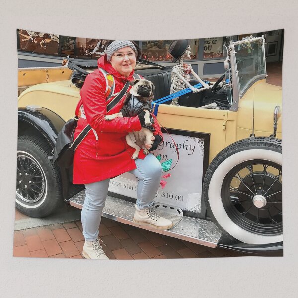 Item preview, Lilly and Classic Car, Burlington, Vermont, USA designed and sold by Yannik Hay.