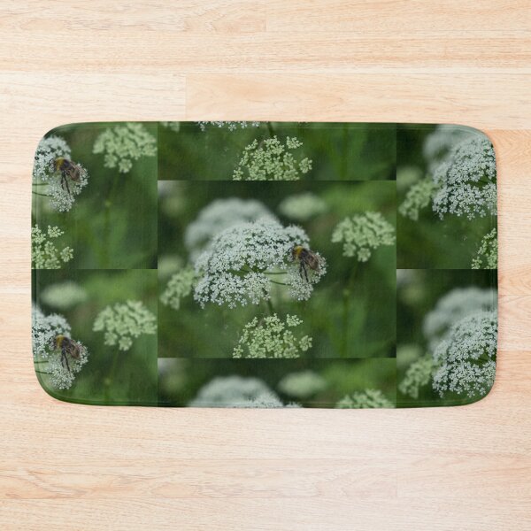 Item preview, Bumblebee On Queen Anne's Lace designed and sold by Zina Stromberg.