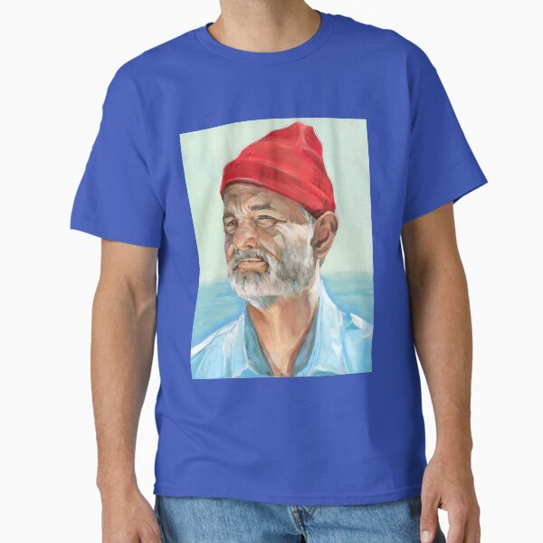Vista previa del artículo con la obra «Bill Murray Steve Zissou», diseñado y vendido por Kristin Gregg.