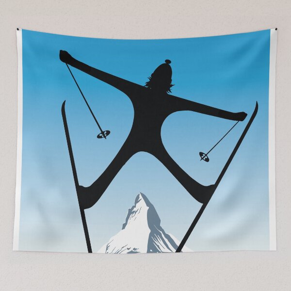 Item preview, Zermatt,Valais,Suisse,Ski Poster designed and sold by BokeeLee.