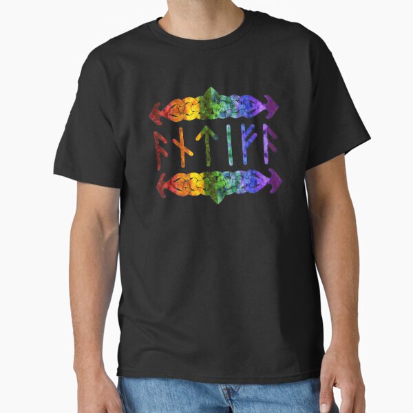 Item preview, Antifa Runes - Rainbow designed and sold by TigerTorreArt.