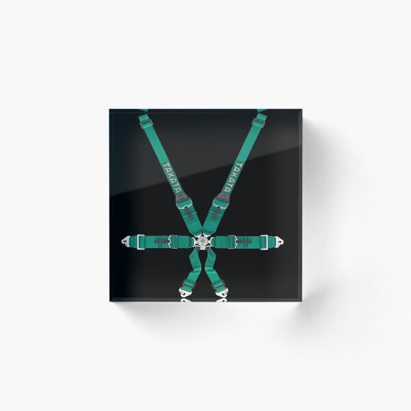 Item preview, Póster de arnés de carreras Takata: el icónico arte del arnés verde JDM. designed and sold by Road To Track.