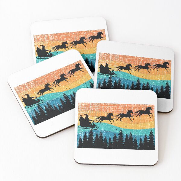 Item preview, Retro Christmas Horse Riding Santa Vintage 70s 80s Xmas designed and sold by mrsmitful.