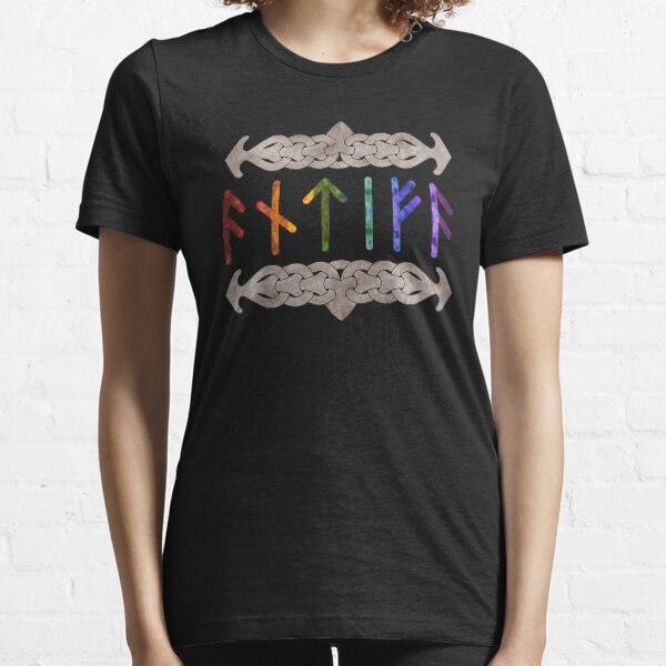 Antifa Runes - Rainbow Bridge Essential T-Shirt