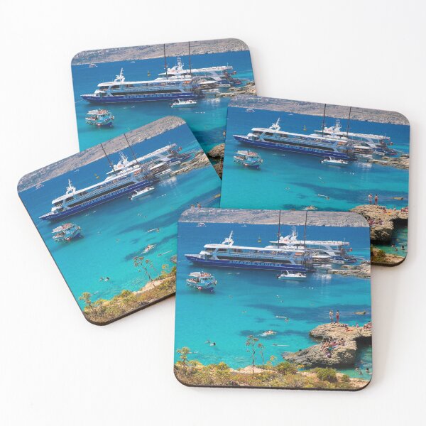 Item preview, seascape view of the blue lagoon in malta designed and sold by milena boeva.