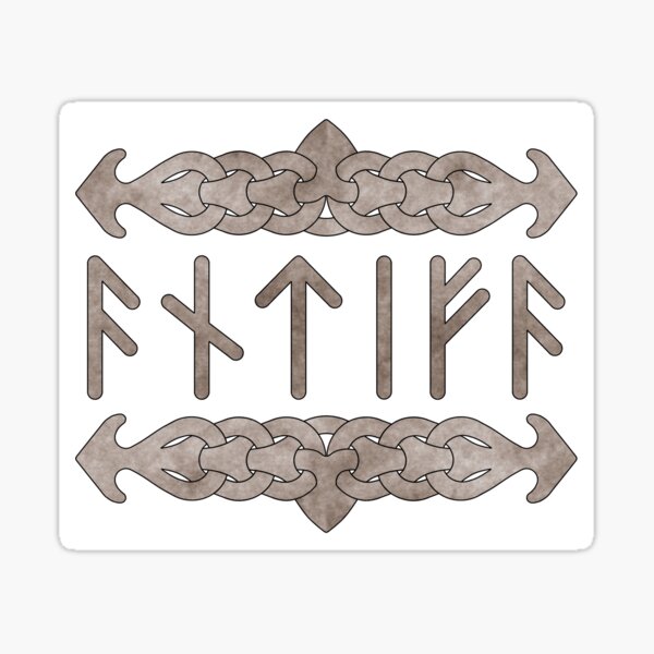 Antifa Runes - Stone Sticker