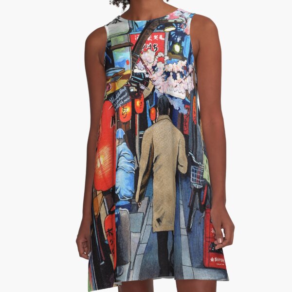 A Memory of Spring A-Line Dress