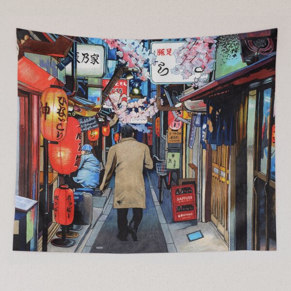 Item preview, Memory Lane Tokyo in Spring designed and sold by ErinNicholls.