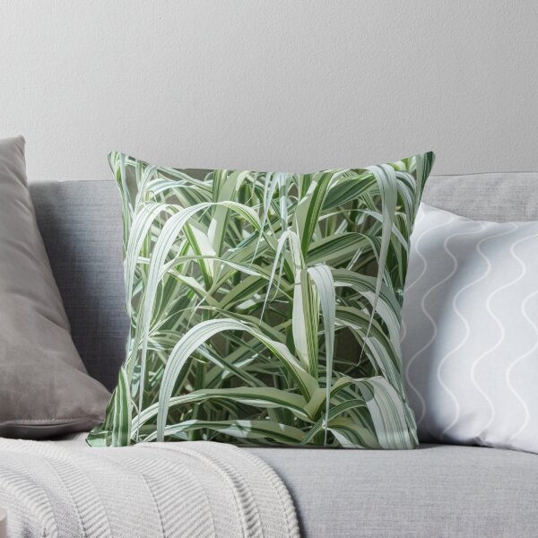 Item preview, Stripy Biophilic Elegance - Sophisticated Grass Ribbons in Mint Greens and Ivory Whites designed and sold by Georgia Mizuleva.