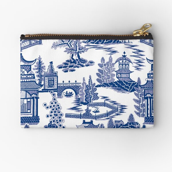 Dog Art Print Cotton Zipper Pouch — Camp Willow