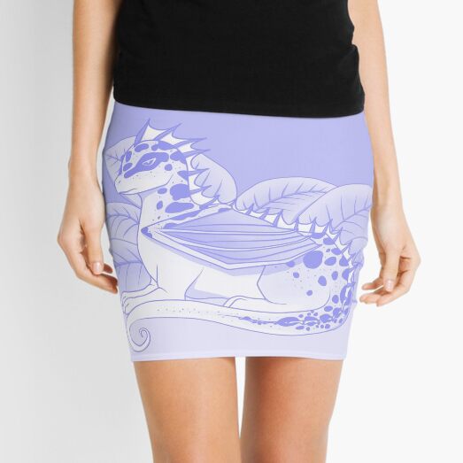 Poisonous Dragon (Purple Palette) Mini Skirt
