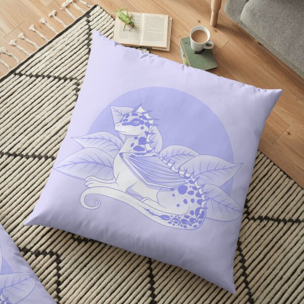 Poisonous Dragon (Purple Palette) Floor Pillow