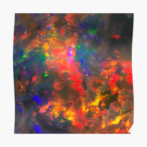 Black Opal - Fire" Poster for Sale by darkydoors Redbubble