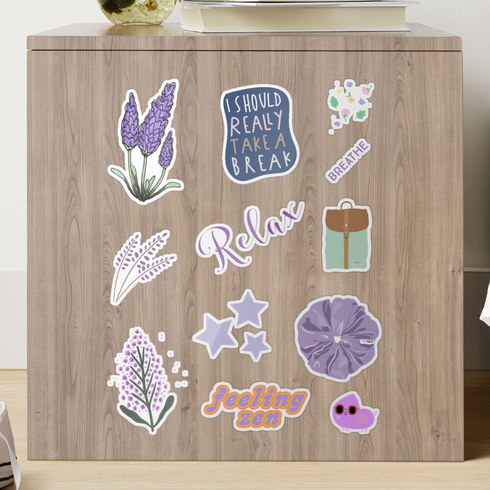 Lavender sticker sheet – Annie's paper studio