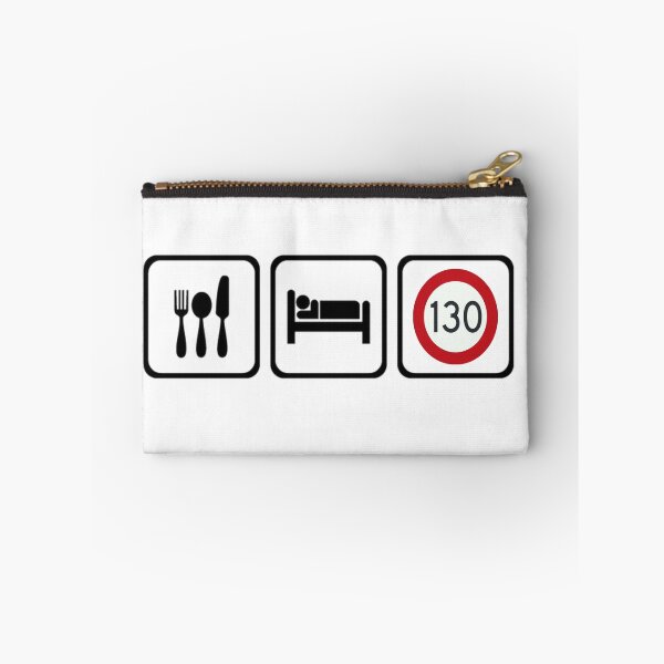 Item preview, Eat Sleep 130 km/h Repeat Poster – German Speed Limit Art designed and sold by Road To Track.