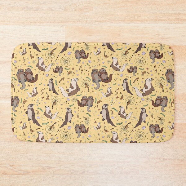 Item preview, Otters in Yellow designed and sold by Nemki.