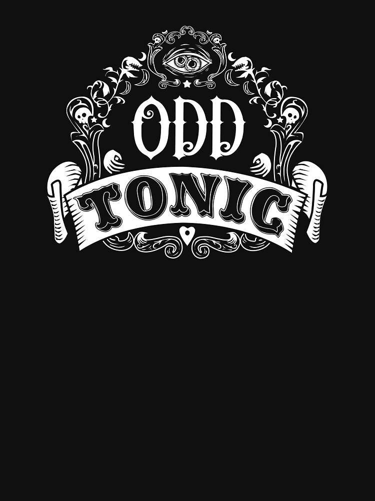 Odd Tonic Official Logo - PRINT ON BLACK by OddTonic
