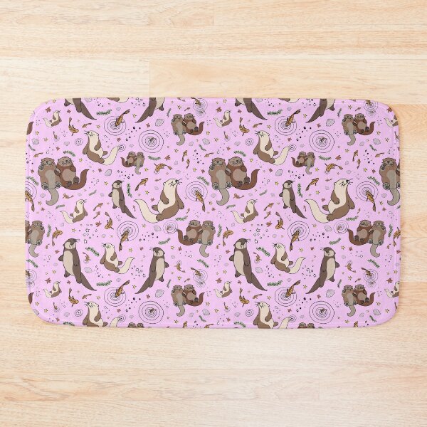 Item preview, Otters in Pink designed and sold by Nemki.