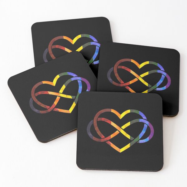 Item preview, Polyamory Heart - Rainbow Pride designed and sold by TigerTorreArt.