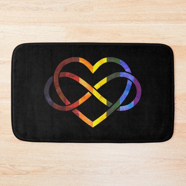 Item preview, Polyamory Heart - Rainbow Pride designed and sold by TigerTorreArt.
