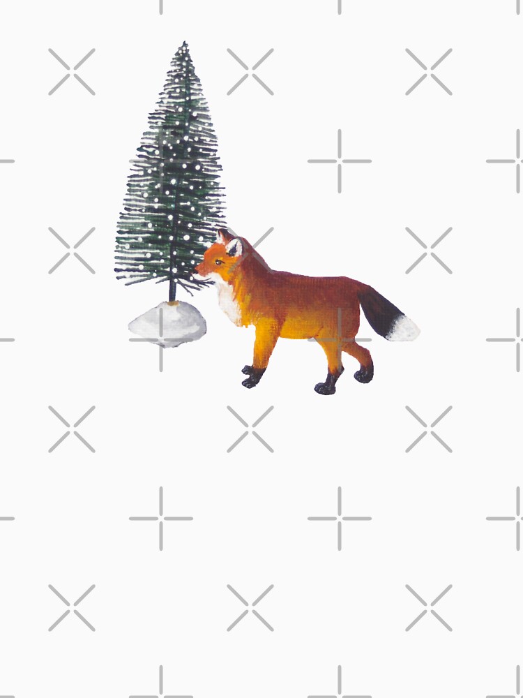 Red Fox Christmas Mini Figurines by EmilyBickell