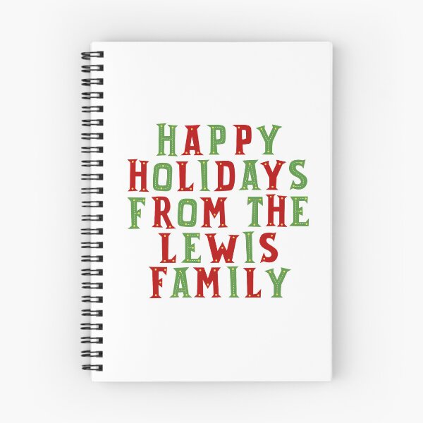 Item preview, Happy holidays from the Lewis family designed and sold by Urosek.