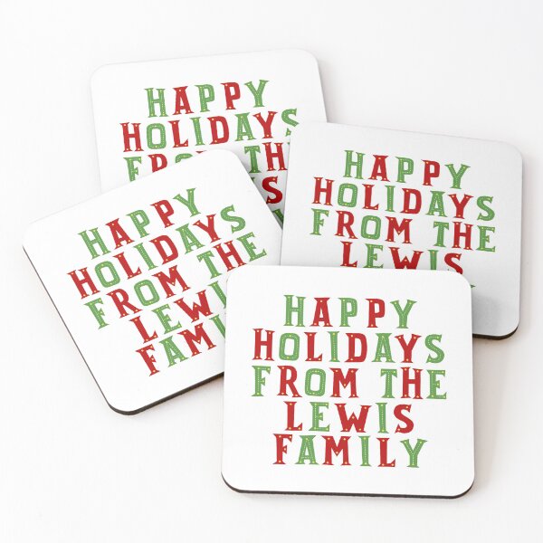 Item preview, Happy holidays from the Lewis family designed and sold by Urosek.