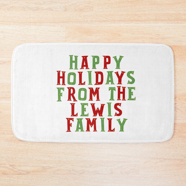 Item preview, Happy holidays from the Lewis family designed and sold by Urosek.