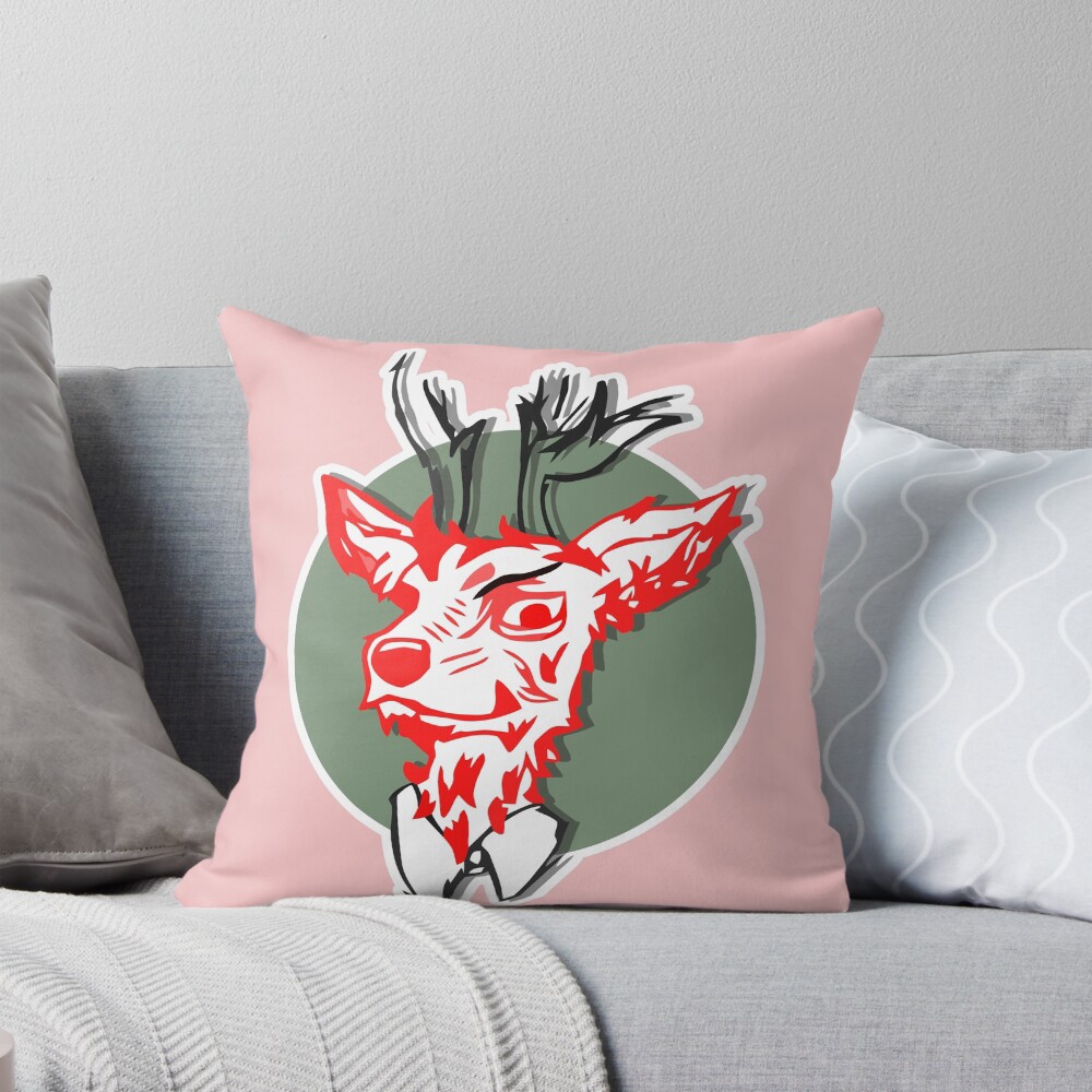 Item preview, Throw Pillow designed and sold by Fuzznet.