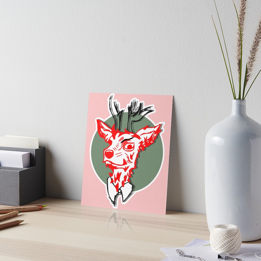 Item preview, Art Board Print designed and sold by Fuzznet.