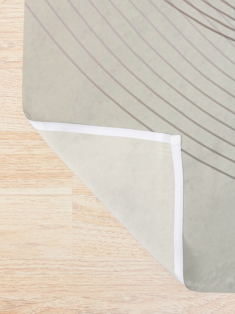 Alternate view of Scandinavian Minimalist marble modern and cool Shower Curtain