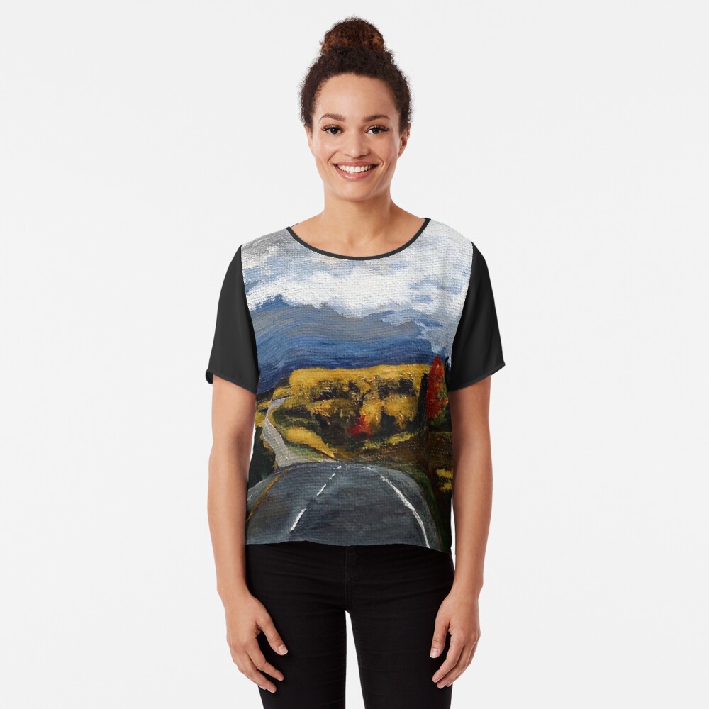 The Road Home Chiffon Top