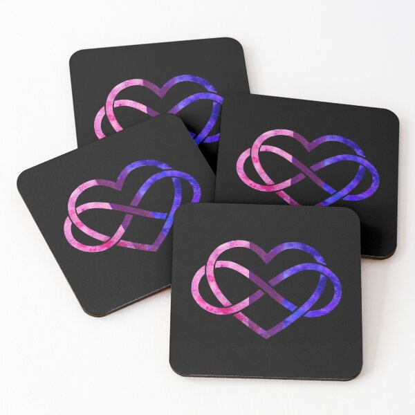 Item preview, Polyamory Heart - Bi Pride designed and sold by TigerTorreArt.
