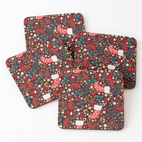 Item preview, Colorful Christmas Pattern designed and sold by space-kitten.